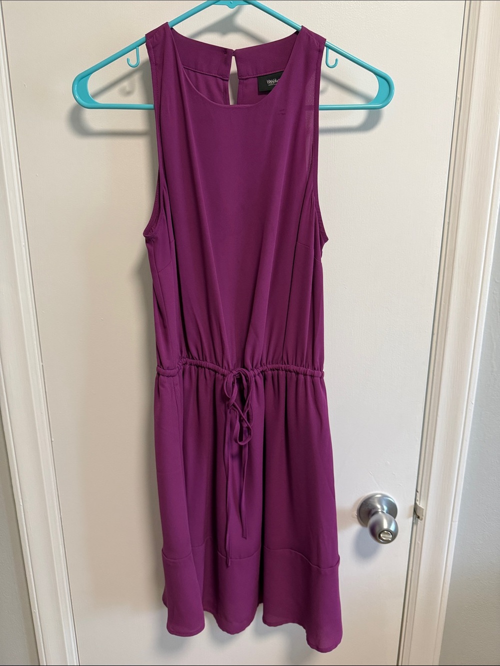 Mossimo Supply Co. Sleeveless Mini Dress in Plum